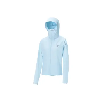 XTEP Breathable UV Protection Sun Protection Clothing Women's Clearwater Blue