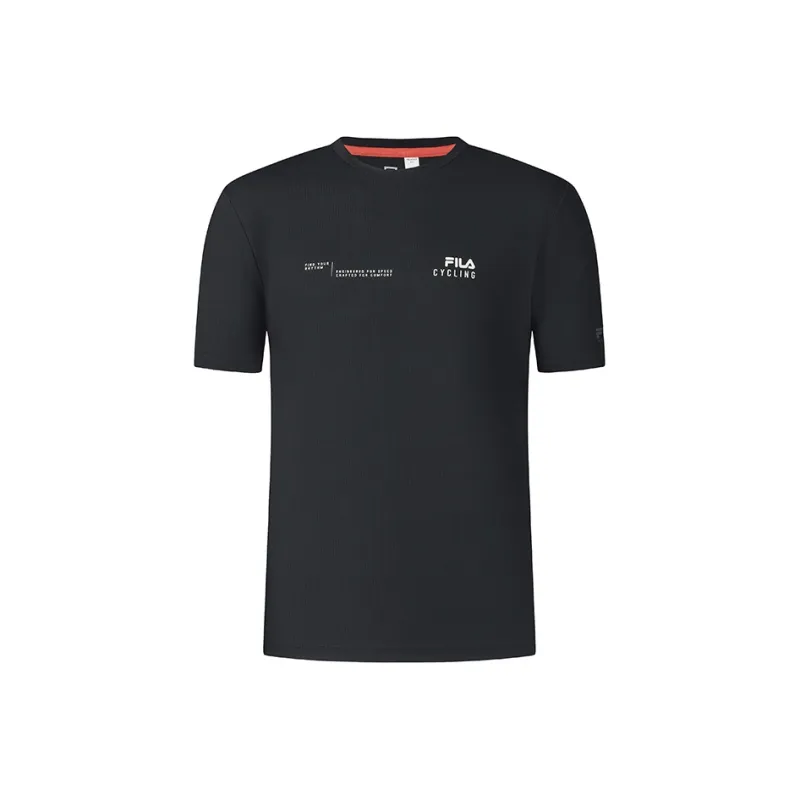 FILA CYCLING T Shirt Men's Pitch Black BK-2