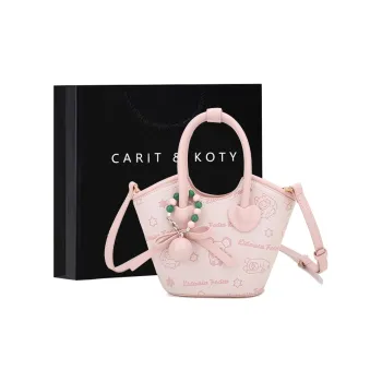 Carit&Koty PU Handbag Women's Pink/White