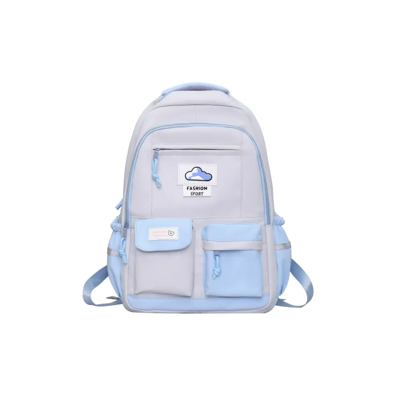 H YXIANG Nylon Backpack Women's Multicolor-3