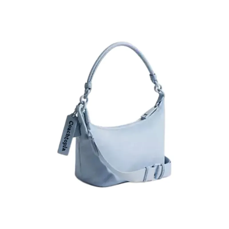 Coachtopia Loop Recycled PET Plastic Shoulder Bag, Crossbody Bag, Handbag Large Size Unisex Sky Blue-1