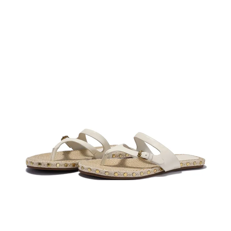 BELLALILY Rubber Sole Quick Dry Flip Flops Women's-2