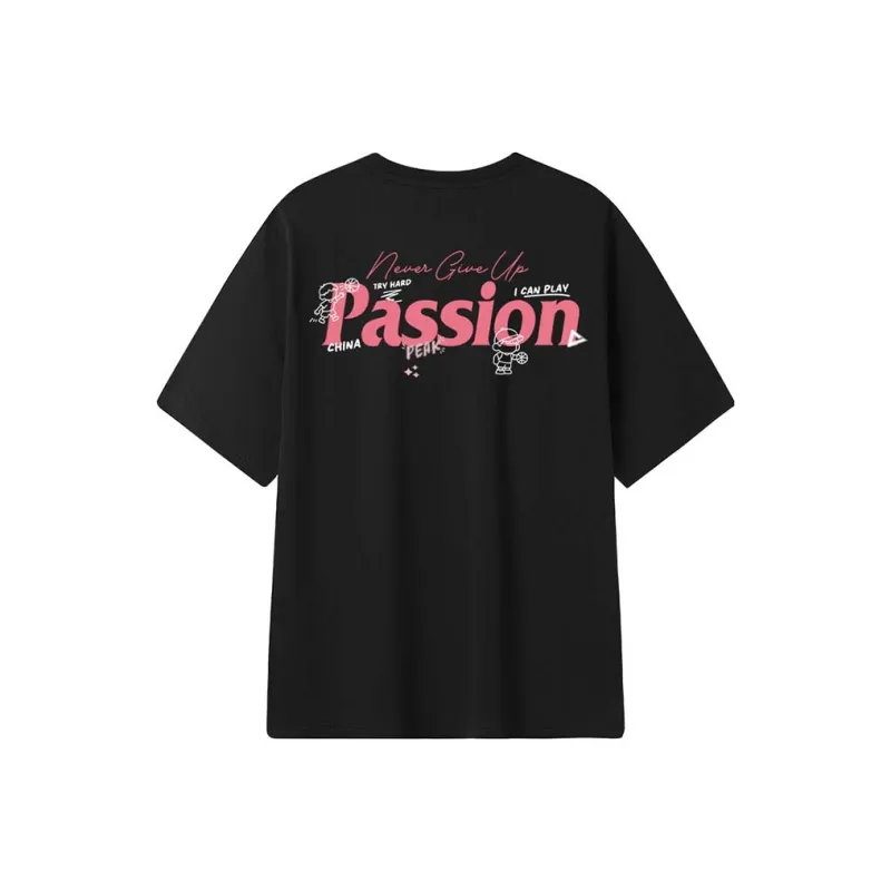 PEAK T Shirts Unisex Black-0
