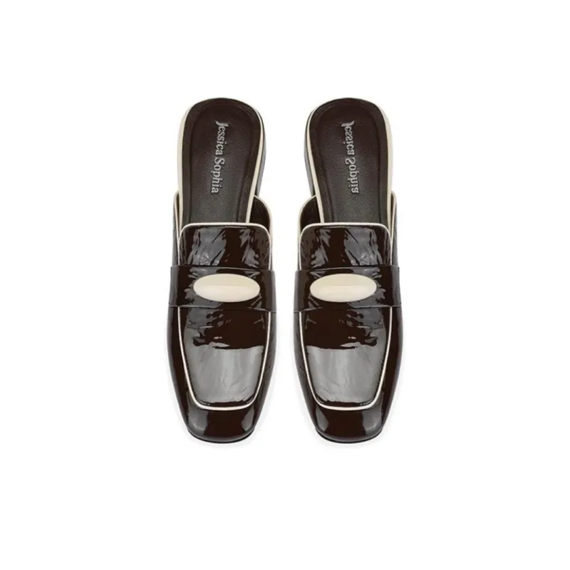 JESSICA SOPHIA Rubber Sole Abrasion Resistant Slip Resistant Closed Toe Slippers Women's-4