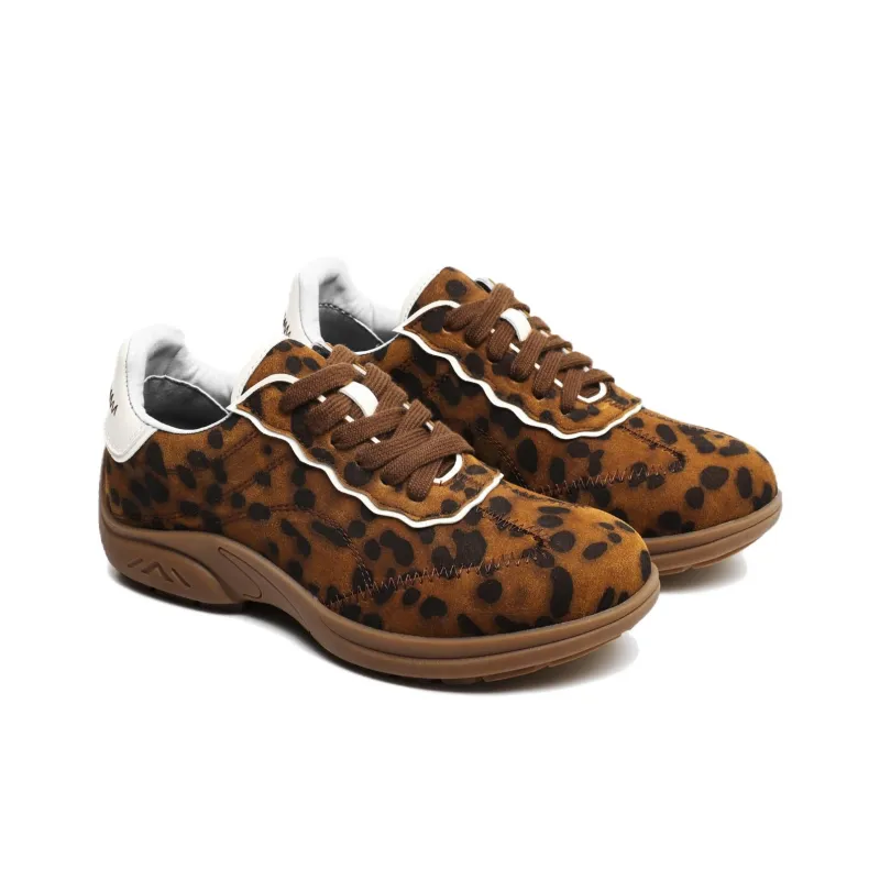 Mo Xu Low Top Casual Shoes Unisex Leopard Print-3