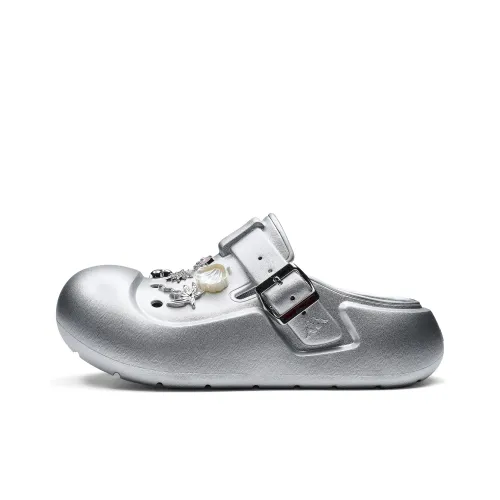 Kappa Back to Back Clogs Women's Silver
