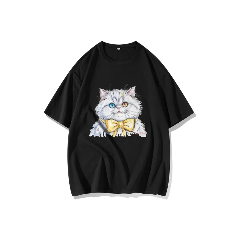 FAIRWHALE Drop Shoulder Sleeve T Shirt Women's-3