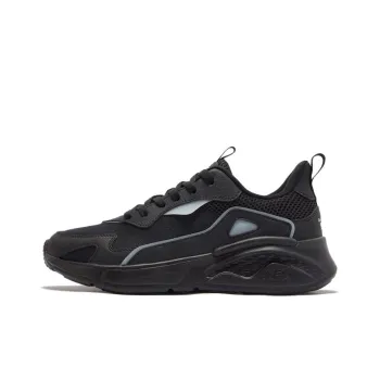 361° Cushioning, Wear Resistant Low Top Casual Training Running Shoes Men's Black