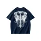Navy Blue-White
