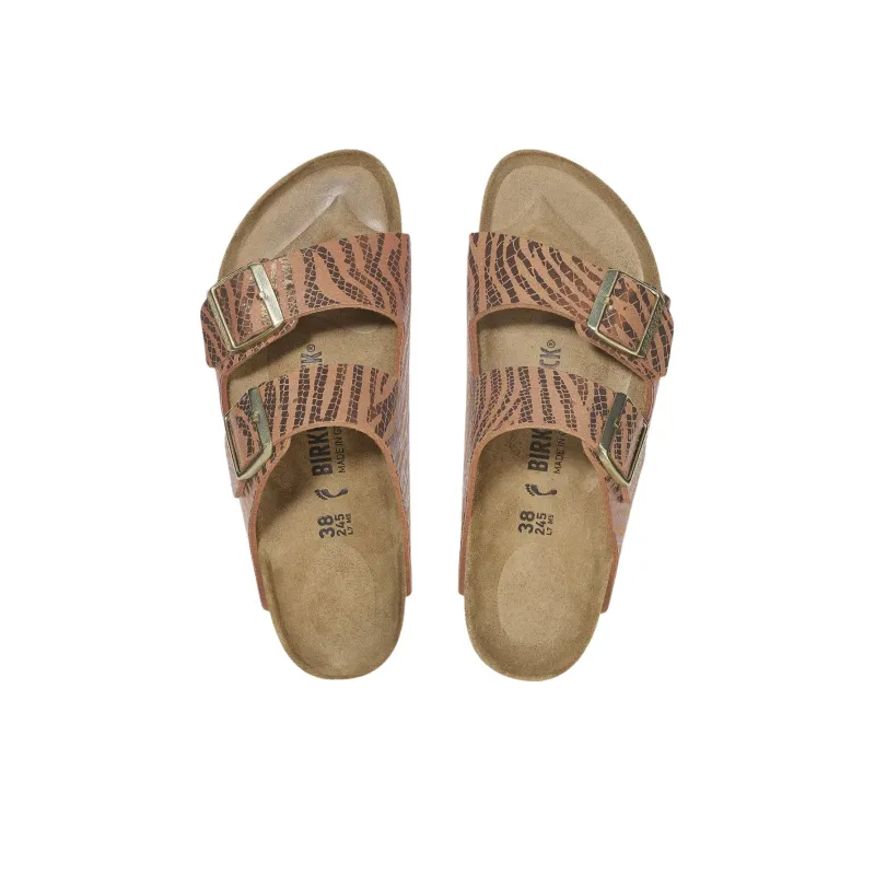 Birkenstock Arizona EVA Abrasion Resistant Slide Slippers Women's Brown Narrow-3