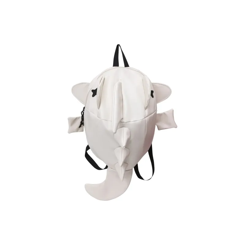 URBAN FOREST PU Backpack Unisex Black/White-7