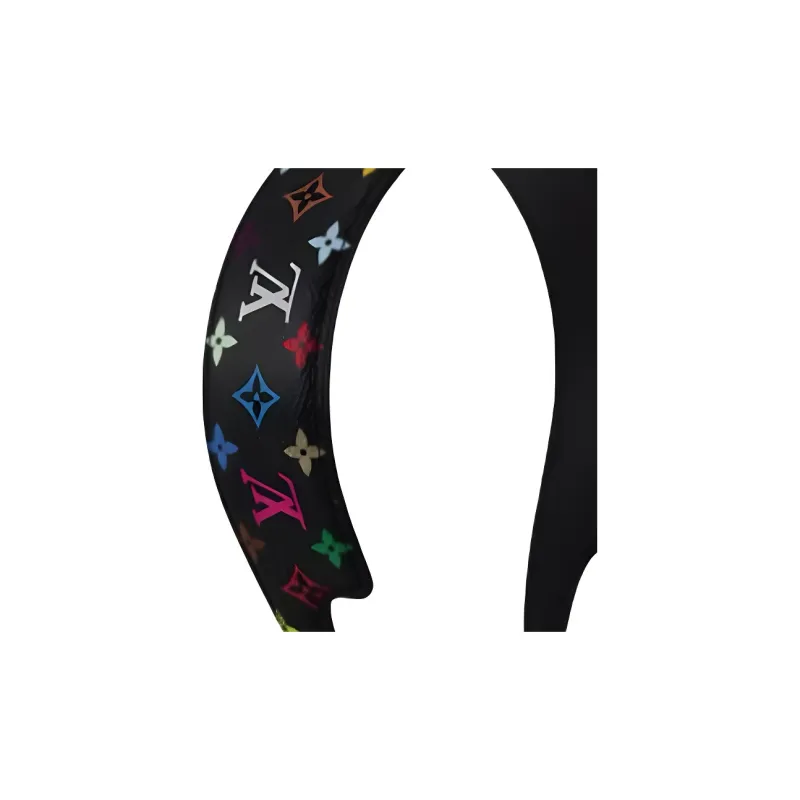LOUIS VUITTON X Takashi Murakami Monogram Multicolor Lv Outline Headband-2