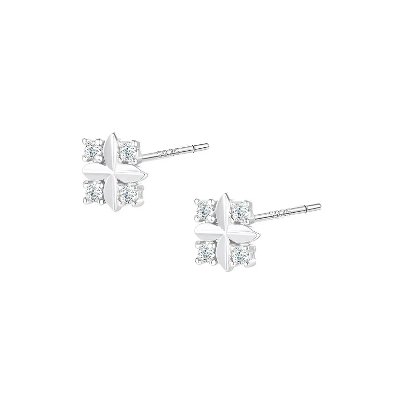 PUENTE Sterling Silver Stud Earrings Men's-0