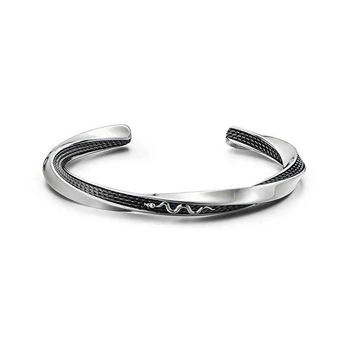 MYSH 925 Sterling Silver Bangles Men's-0