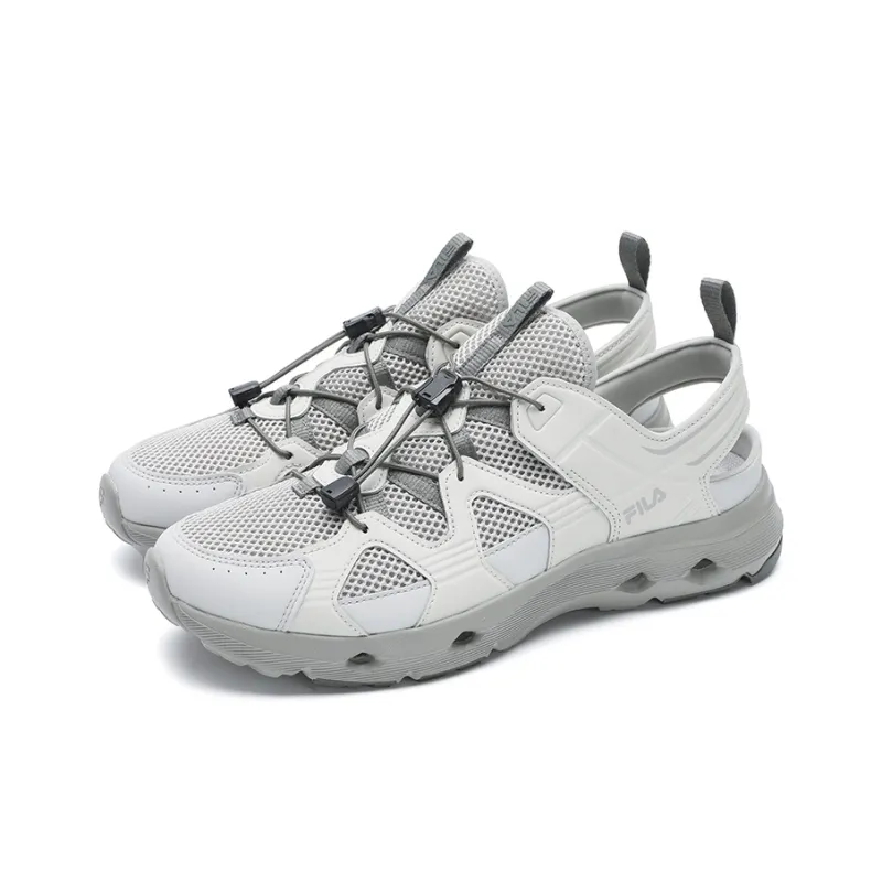 FILA Vintage Collection WAVY Wave Light Shoes Slip Resistant And Breathable River Trekking Shoes Men's Gray-2