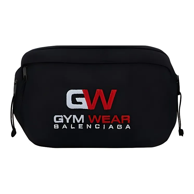 Balenciaga Nylon Fanny Pack Men's Black-0
