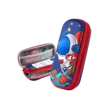13#[Space Flight]Double Zip Pen Pocket/3D Large Capacity