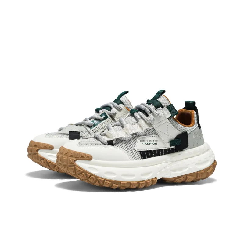 AD Slip Resistant, Abrasion Resistant, Breathable Low Top Chunky Sneakers Men's-8
