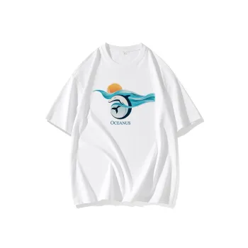 FAIRWHALE Drop Shoulder Sleeve T Shirt Women's