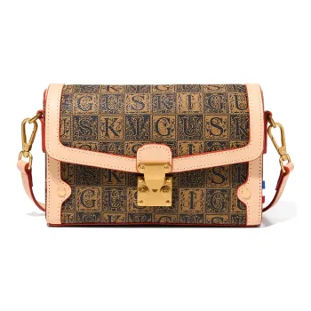 GUSKI Top Grain Cow Leather Portable Crossbody Bag, Shoulder Bag Women's Multicolor