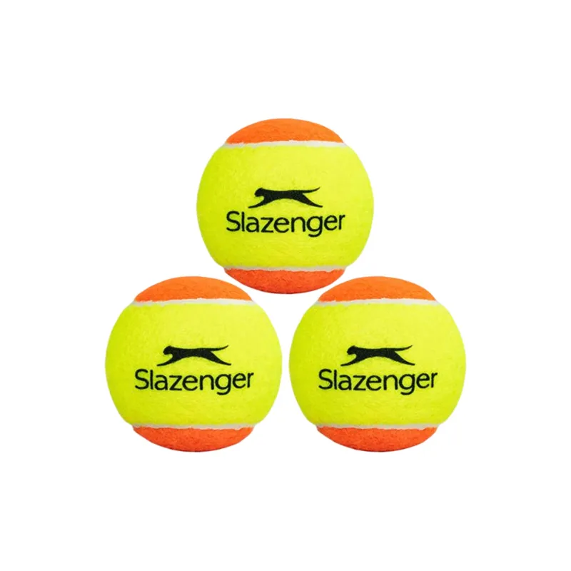 Slazenger Stage 2 Tennis Balls Training Ball Indoor Yellow Green Orange-3