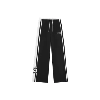XTEP Sports Life Collection Casual Pants Women's Jet Black/Raw White
