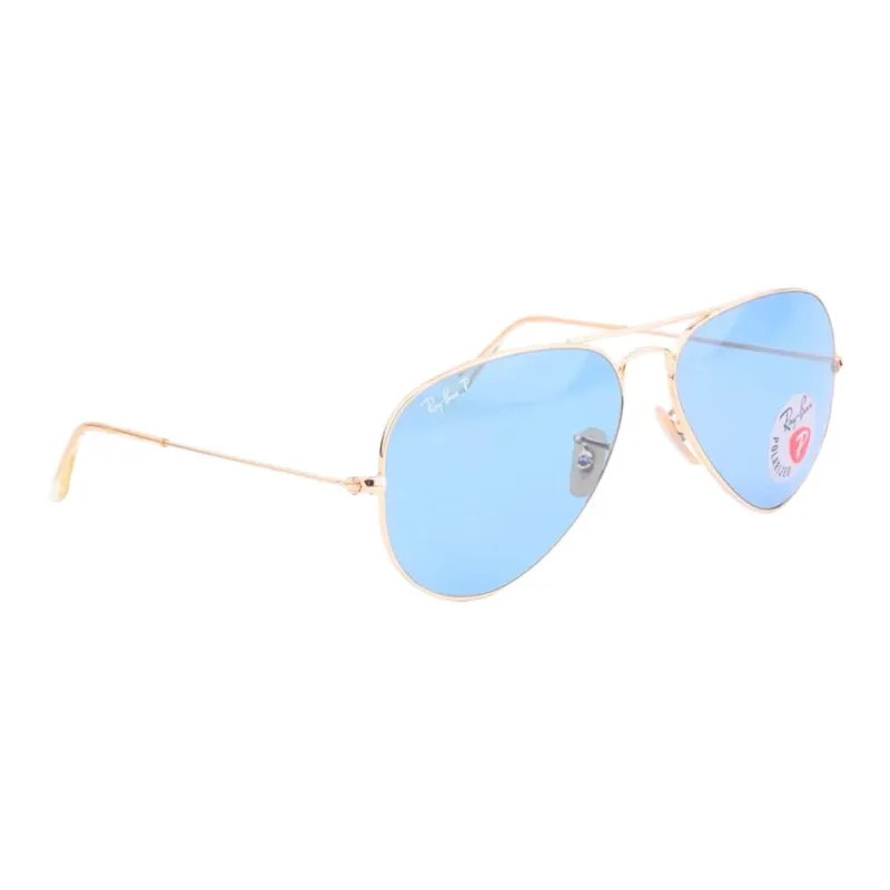 RayBan Metal Aviator Sunglasses Unisex Gold-2