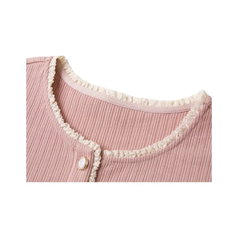 Mo Han Yi Mei Regular T Shirt Women's Pink-2
