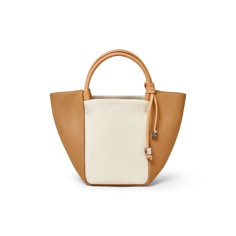 ROBERTA DI CAMERINO Cow Leather Basket Bag Handbag Women's Multicolor-8