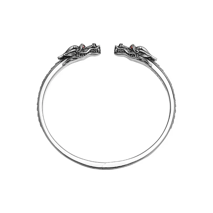 MYSH 925 Sterling Silver Bangles Men's-2