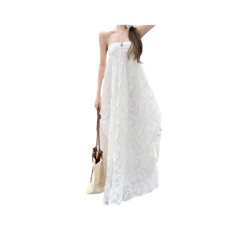 ROBINHOOD Slip Dresses Women's Beige Apricot