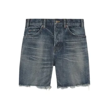 CELINE Denim Shorts Men Blue