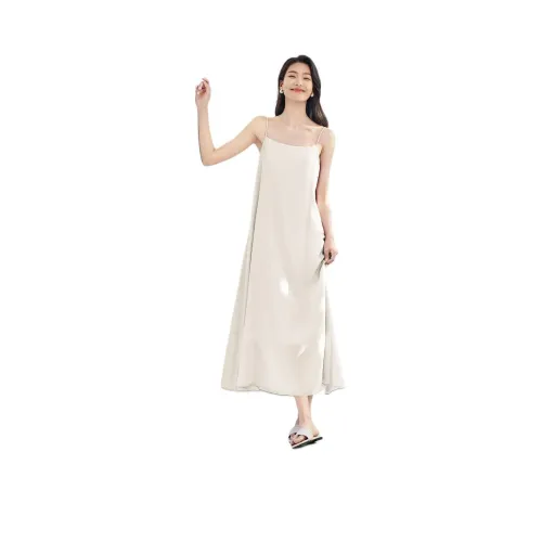 IHIMI Slip Dress Women's Almond Sand