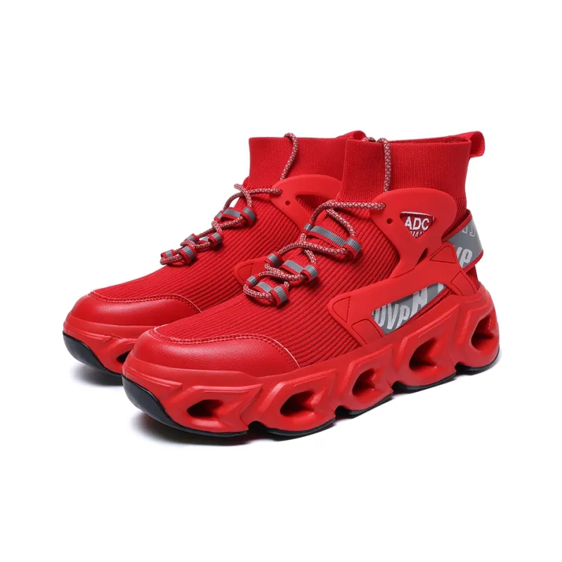 Kuding Shock Absorbing, Non Slip, Wear Resistant, Breathable And Lightweight High Top Casual Shoes Men's-14