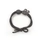 Coffee Minimalist Style Rabbit Hair Tie 1 Pack (Dark Brown)