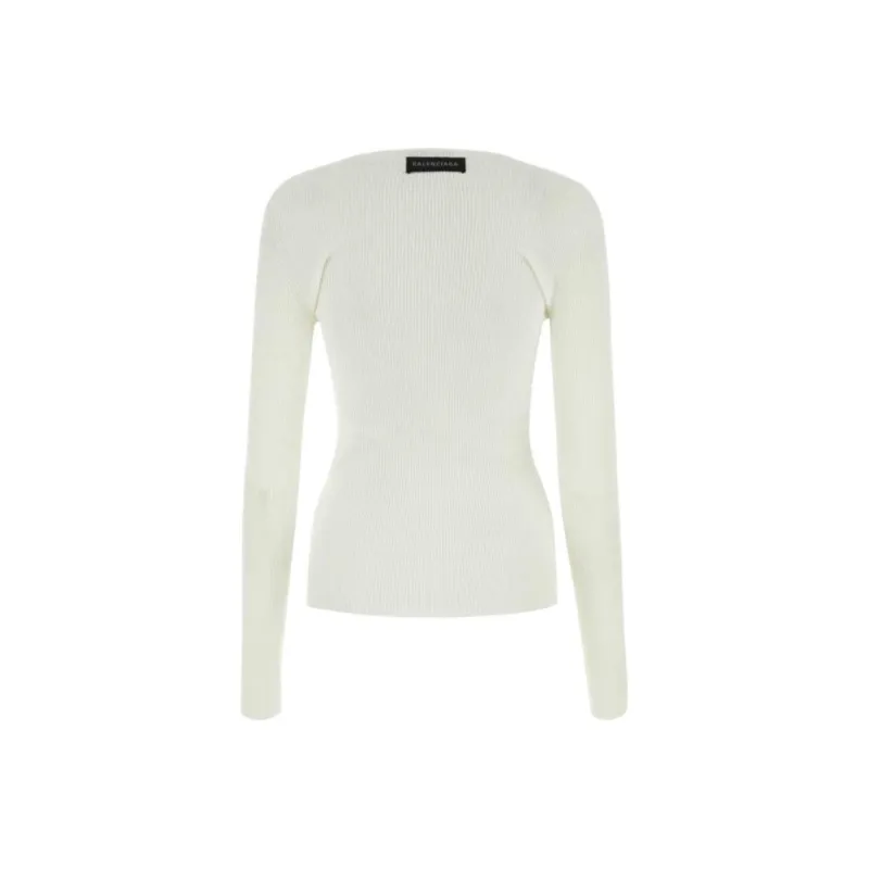 Balenciaga Sweaters Women's White-1