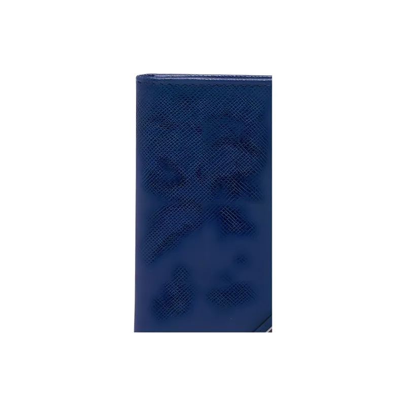 PRADA Saffiano Leather Card Holder Card Holder Men's Dark Blue-4