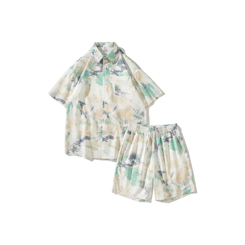 Fakeyoung Shirt Matching Set Unisex-0