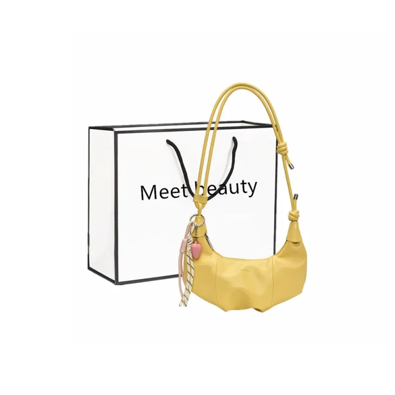 Fitchell PU Shoulder Bag Women's Yellow/Pink/Silver/Black/Blue/White-0