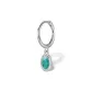 Green Hoop Earrings (Single)
