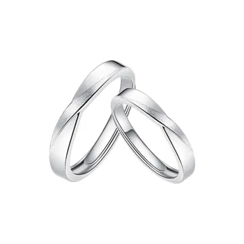 Wylyp 999 Fine Silver Rings Unisex Silver