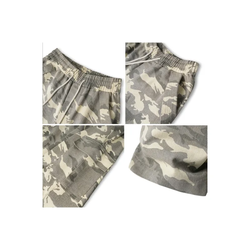 CORNILOT Casual Pants Unisex Camouflage-3