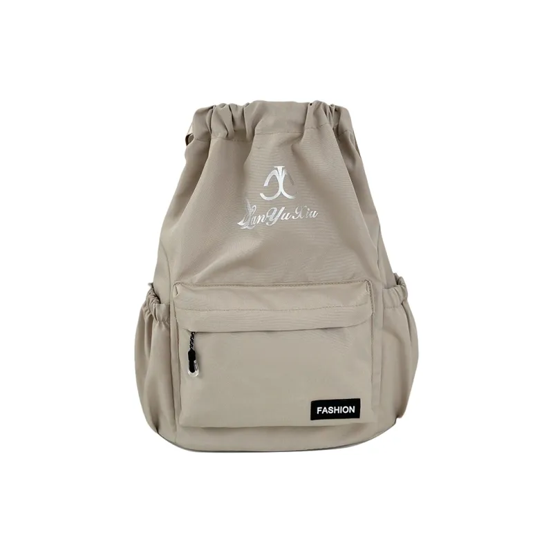 HCXK Nylon Backpack Regular Unisex Black/Ecru/Burgundy/Light Blue/Dark Blue/Khaki-22