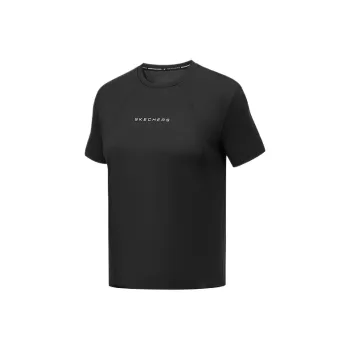 Skechers Comfort Sports Series Regular T Shirt Women's Carbon Black 0018