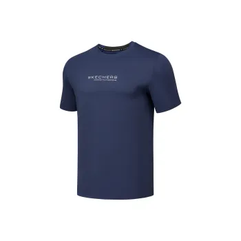 Skechers T Shirt Men's Marine Collegiate Blue/02MZ