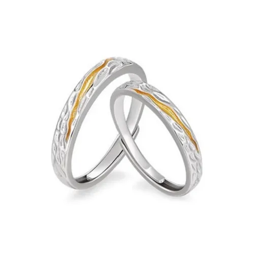 Wylyp S925 Silver Rings Unisex Silver white Gift Box
