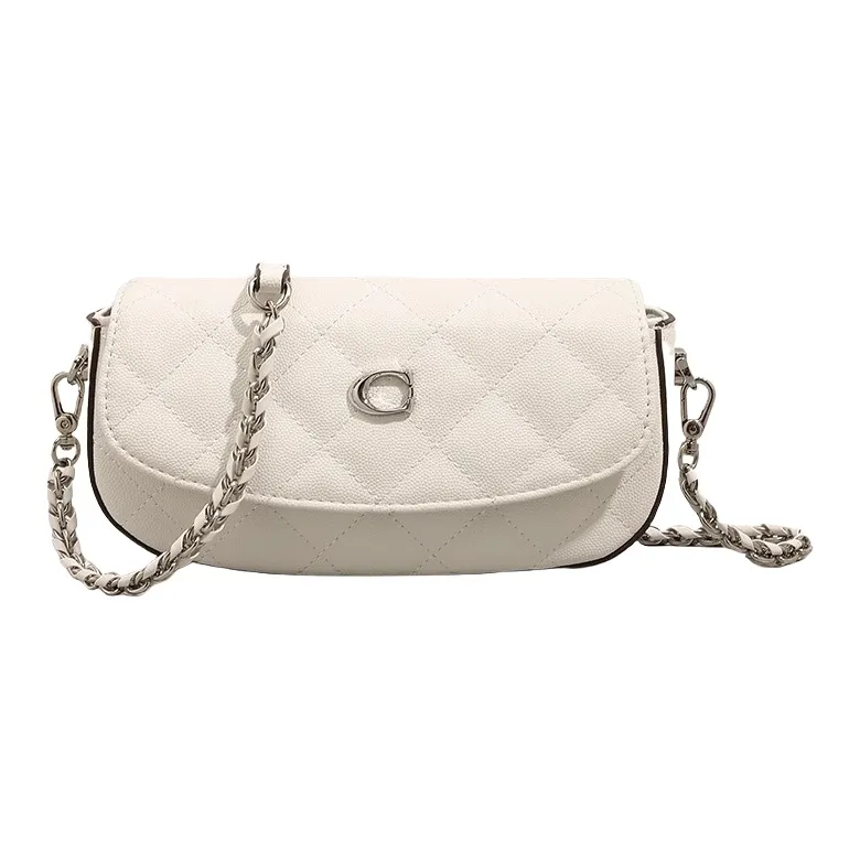 PESASRIE PU Shoulder Bag, Crossbody Bag Women's Black/Ecru-6