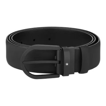 MONTBLANC Horseshoe buckle Leather Belt
