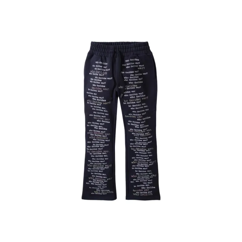 Who Decides War Scripture Track Pants-0