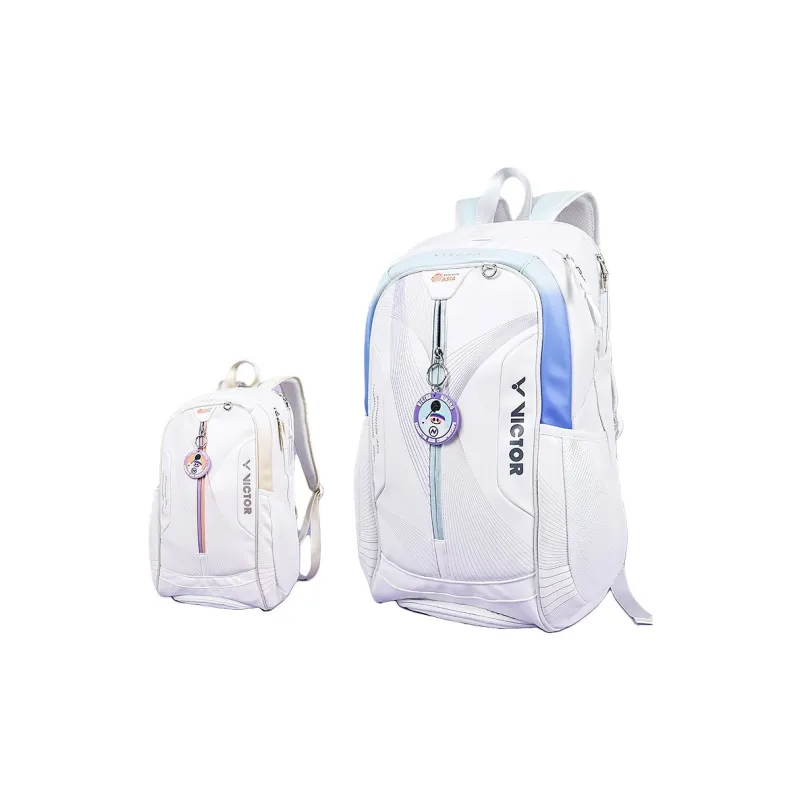 VICTOR Badminton Racket Bags Backpack White Unisex-3